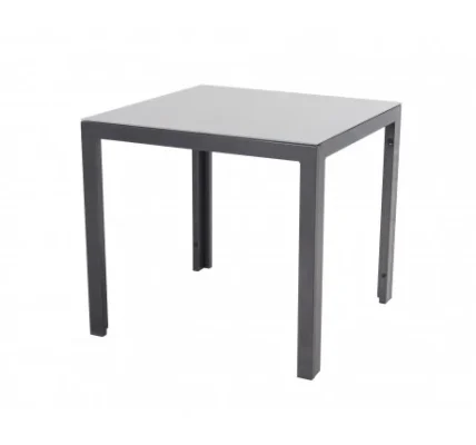 Doppler LUNA – hliníkový záhradný stôl 80 x 80 x 74 cm