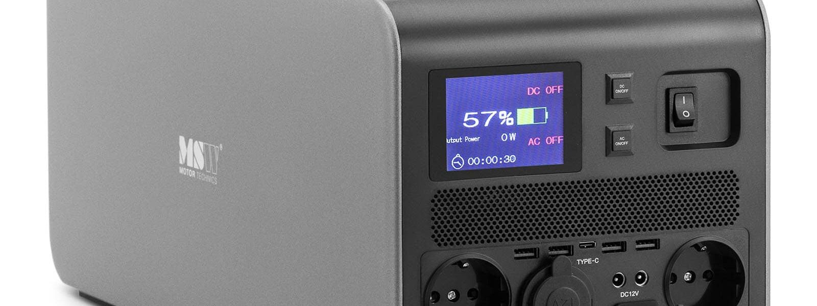 Powerstation portátil 1,5 kWh – hasta 3 kW – 100 – 240 V