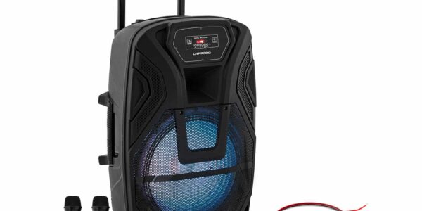 Produtos recondicionados Coluna portátil – RMS 50 W – Bluetooth – 2 microfones