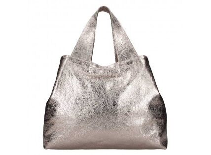 Dámska kožená kabelka Facebag Sofi – Zlatá