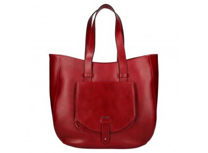 Dámská kožená kabelka Rovicky Alena – červená