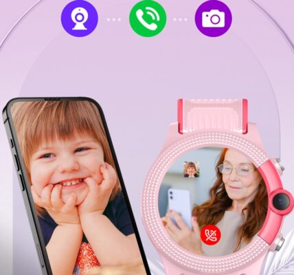 Wotchi Dětské Smartwatch WD36P s GPS lokátorem a fotoaparátem – Pink