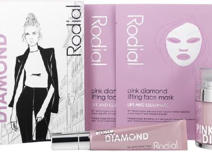 Rodial Pink Diamond darčekový set proti vráskam 4 ks