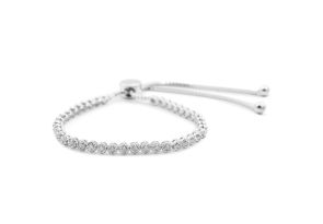 1/2 Carat Diamond Bolo Bracelet, Slides to Adjust,  by SuperJeweler