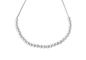 Sterling Silver Adjustable Bead Bracelet w/ Delicate Sterling Silver Beads, 7 Inch by SuperJeweler