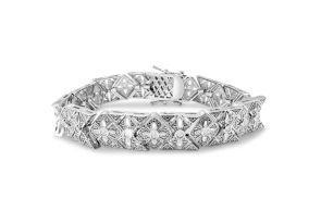 1 Carat Intricate Diamond Bracelet, 7 Inches,  by SuperJeweler