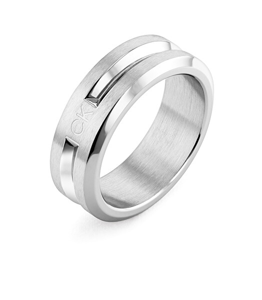 Calvin Klein Luxusný oceľový prsteň pre mužov Intersection 35000324 62 mm
