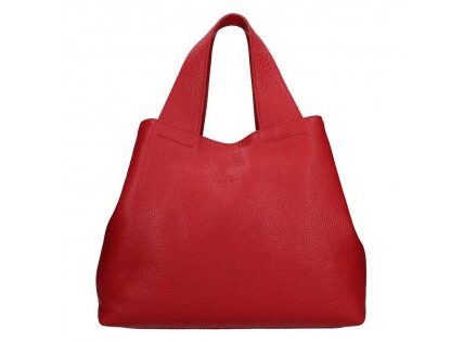 Dámska kožená kabelka Facebag Sofi – červená