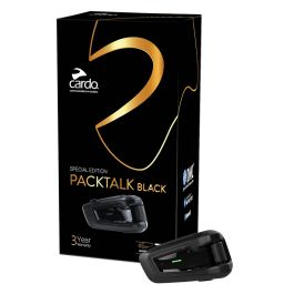 Cardo Packtalk Bold Black Edition Single Pack Bluetooth