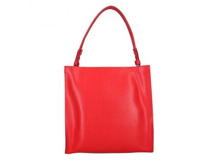 Dámska kožená kabelka Facebag Ange – červená