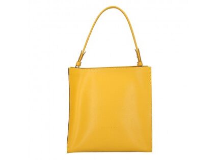Dámska kožená kabelka Facebag Ange – žltá