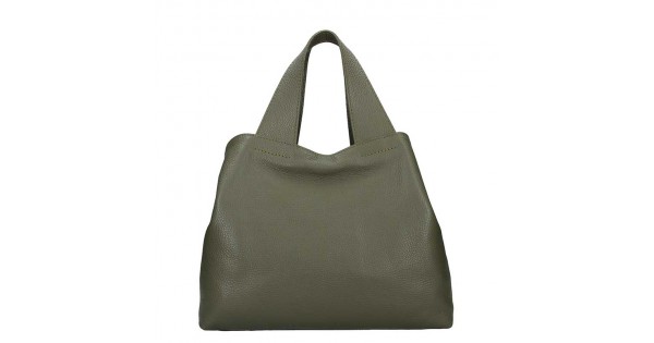 Dámska kožená kabelka Facebag Sofi – olivová