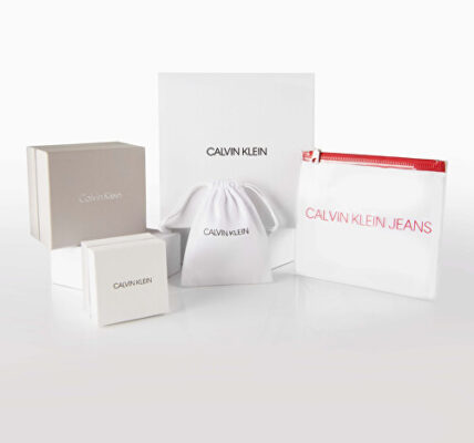 Calvin Klein Jemný oceľový náhrdelník s kryštálmi 35000185