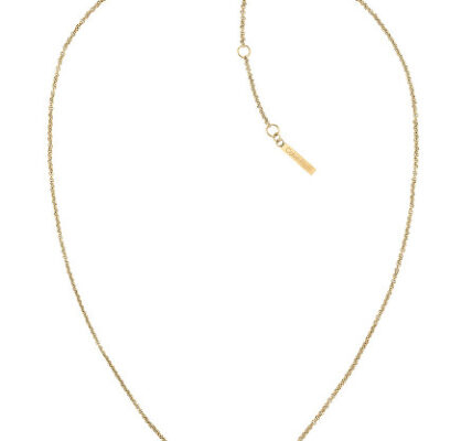 Calvin Klein Jemný pozlátený náhrdelník s kryštálmi 35000186