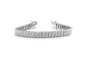1/4 Carat Diamond Tennis Bracelet, 7 Inches,  by SuperJeweler