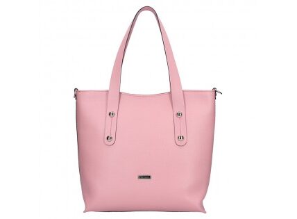 Dámska kožená kabelka Facebag Nina – ružová
