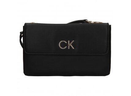 Dámska crossbody kabelka Calvin Klein Locka – čierna