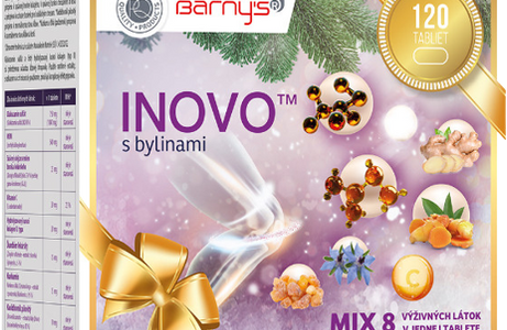 Barny´s® INOVO™ s bylinami (Vianočné balenie) 120 tabliet