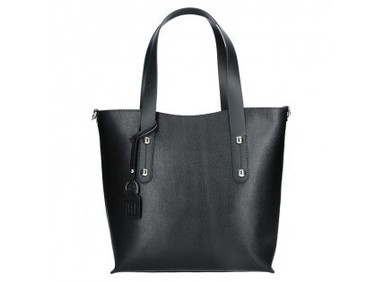 Dámska kožená kabelka Facebag Nina – čierna