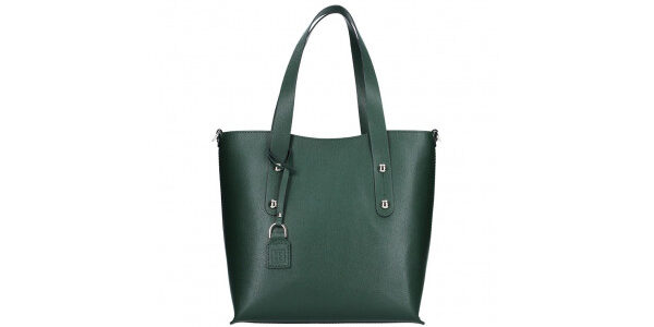 Dámska kožená kabelka Facebag Nina – zelená