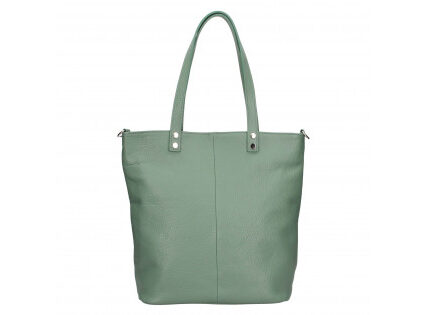 Dámska kožená kabelka Italia Elena – zelená