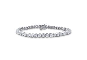 2.79 Carat Diamond Tennis Bracelet in 14K White Gold, 6 1/2 Inches,  by SuperJeweler