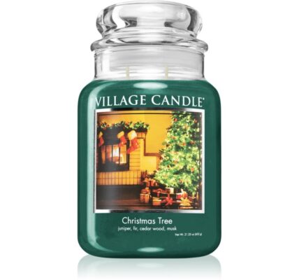 Village Candle Christmas Tree vonná sviečka (Glass Lid) 602 g