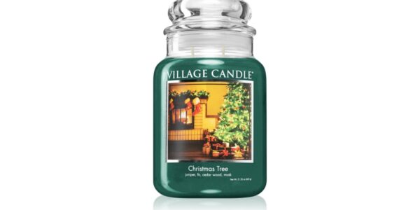 Village Candle Christmas Tree vonná sviečka (Glass Lid) 602 g