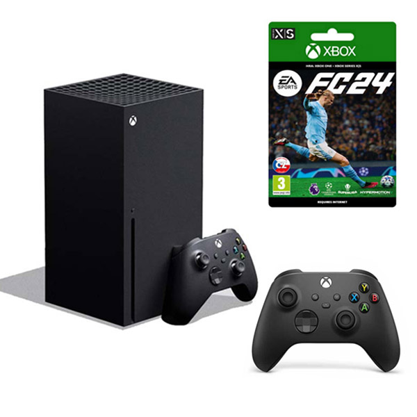 Xbox Series X + EA Sports FC 24 + Xbox Wireless Controller RRT-00010