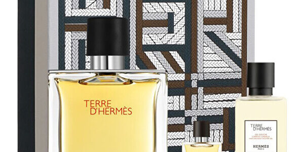Hermes Terre D` Hermes – parfém 75 ml + sprchový gel 40 ml + parfém 5 ml