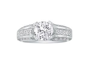 1 3/4 Carat Diamond Round Engagement Ring in 14k White Gold, , SI2-I1 by SuperJeweler