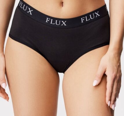 Menštruačné nohavičky Flux Boyshort na slabú menštuáciu