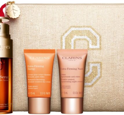 Clarins Double Serum & Extra Firming Collection vianočná darčeková sada (proti vráskam)