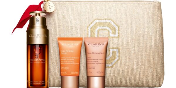 Clarins Double Serum & Extra Firming Collection vianočná darčeková sada (proti vráskam)