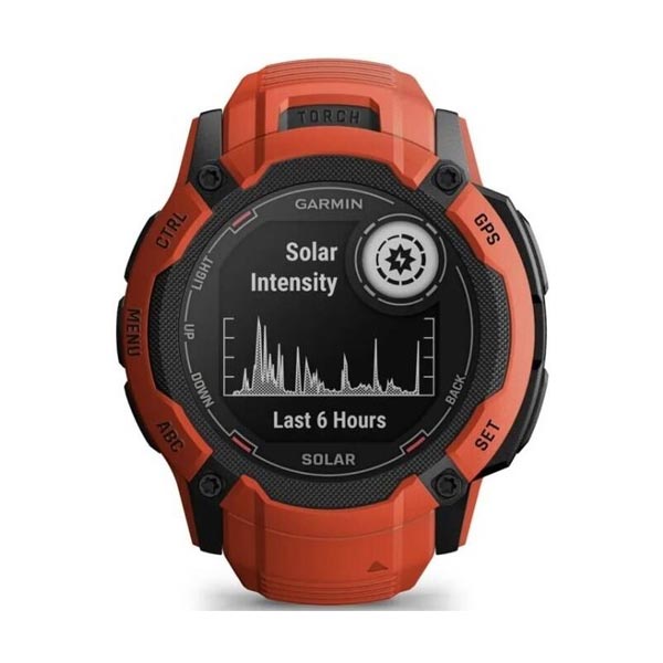 Garmin Instinct 2X Solar, červená