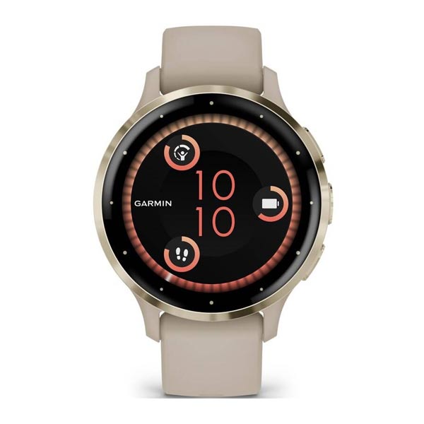 Garmin VENU 3S, French Gray/Soft Gold