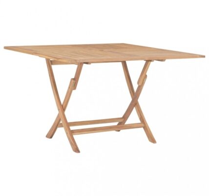 Skladací záhradný stôl 120×120 cm teakové drevo Dekorhome,Skladací záhradný stôl 120×120 cm teakové drevo Dekorhome