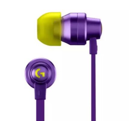 Logitech G333 herné slúchadlá do uší, 3,5 mm, USB-C, fialové 981-000936