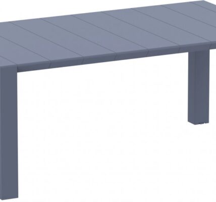 Rozkladací záhradný stôl 180+40 cm Tmavosivá,Rozkladací záhradný stôl 180+40 cm Tmavosivá