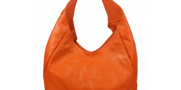 Talianská kožená kabelka Tita Arancione Chiaro