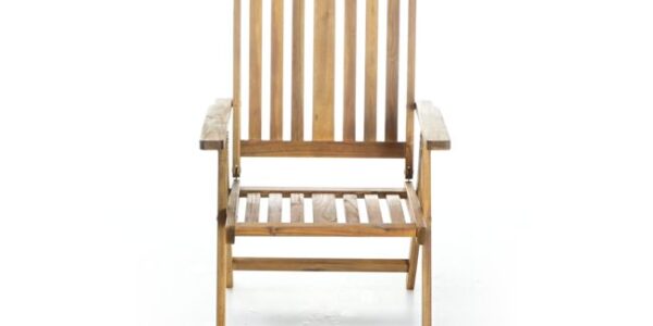Sconto Polohovacia záhradná stolička FANO akáciové drevo
