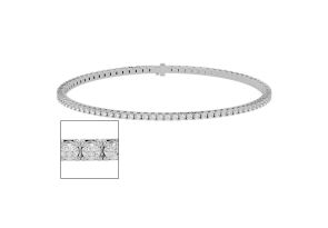 6.5 Inch White Gold (5.4 g) 1 7/8 Carat Diamond Tennis Bracelet,  by SuperJeweler