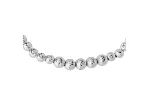 Sterling Silver Adjustable Bead Bracelet w/ Acorn Shaped Sterling Beads, 7 Inch by SuperJeweler