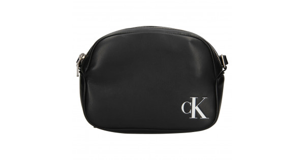 Dámska crossbody kabelka Calvin Klein Sleek – čierna
