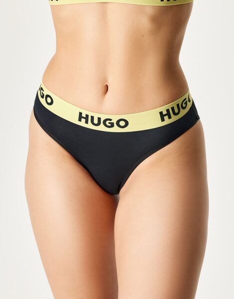 Klasické nohavičky HUGO Casual Black