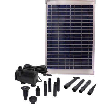 Ubbink Sada záhradn. fontánového čerpadla SolarMax 1000 solárny panel