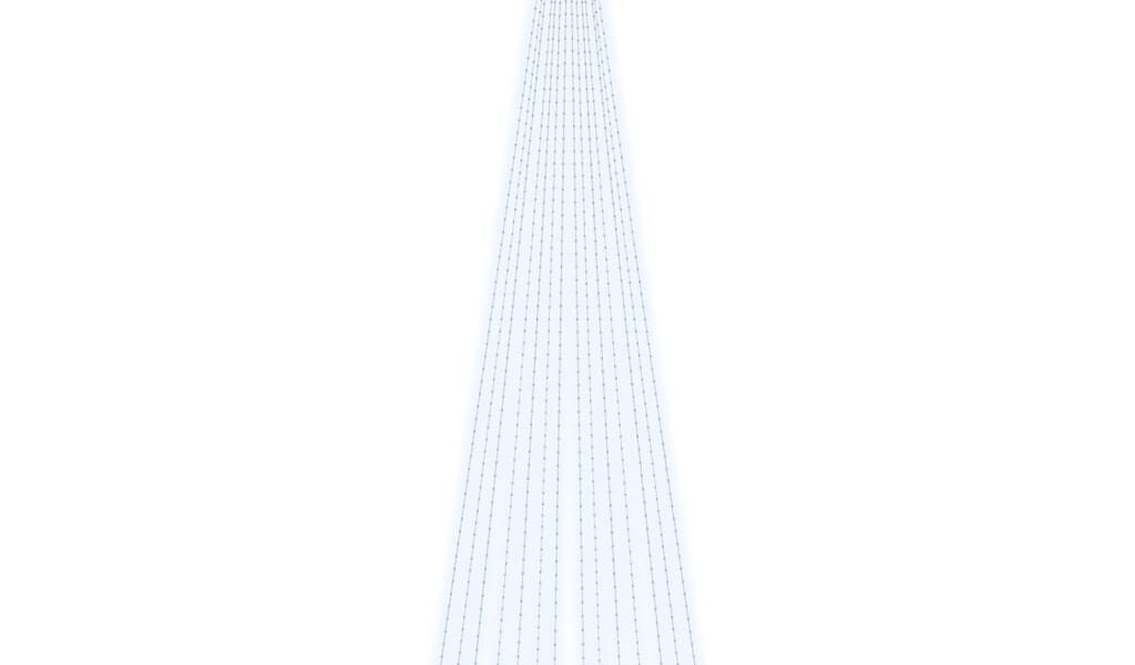 vidaXL Vianočný stromček na stožiari 1134 studených bielych LED 800 cm