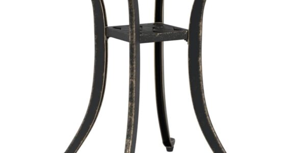 vidaXL Záhradný stôl bronzový 53x53x53 cm liaty hliník