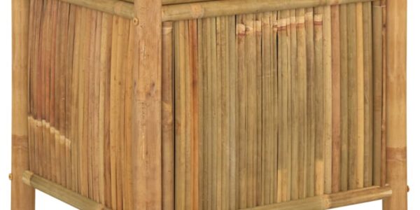 vidaXL Záhradný úložný box 60x52x55 cm bambus