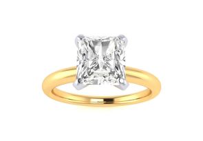 1.5 Carat Radiant Cut Diamond Solitaire Engagement Ring in 14K Yellow Gold,  by SuperJeweler